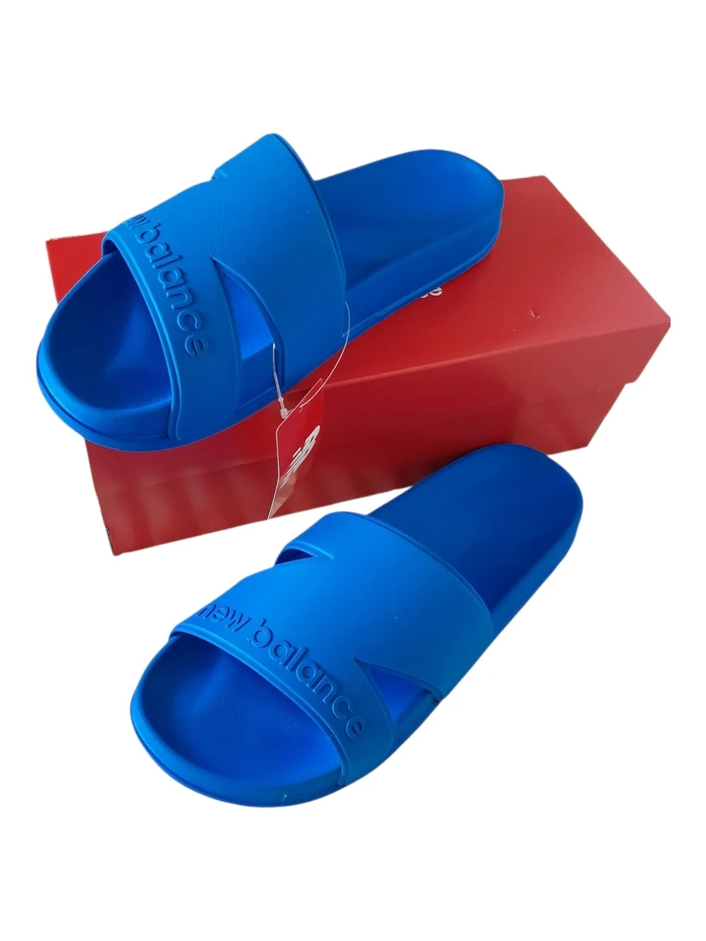 New Balance 200 N Slide Sandals Blue Oasis Men 11 D NIB